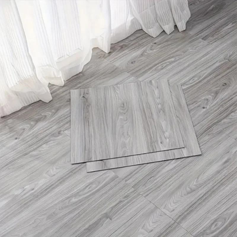 66PCS Peel & Stick Luxury Wood Vinyl Plank Flooring,Self Adhesive, Gray 12"*12"