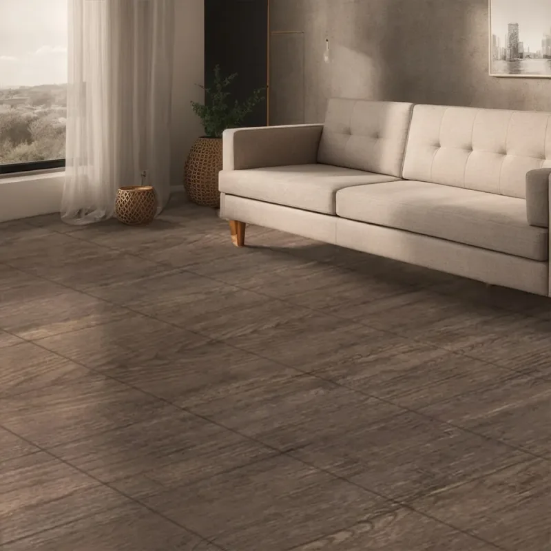 20PCS BROWN 12"*12" Peel &Stick Luxury Wood Vinyl Plank Flooring, Self-Adhesive